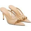 image:imageJW PEI Womens Noemi PointedToe Mesh Mule HeelsKhaki