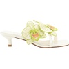 image:imageJW PEI Womens Serena Orchid Embroidered Toe Ring Heeled SandalsIvory Green
