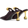 image:imageJW PEI Womens Sofia Metal Accent Sphere Heel MulesDeep Burgundy
