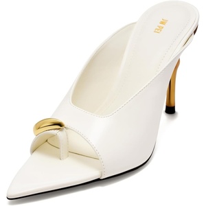 image:imageJW PEI Womens Noemi PointedToe Mesh Mule HeelsWhite