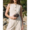 image:imageJW PEI Celeste Woven Textured Envelope Wallet  ChocolateChocolate