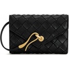 image:imageJW PEI Celeste Woven Textured Envelope Wallet  ChocolateBlack