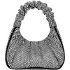 image:imageJW PEI Womens Gabbi Ruched Hobo HandbagCrystal Black
