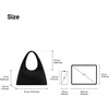image:imageJW PEI Womens Laura Faux Suede Woven Shoulder Bag
