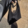 image:imageJW PEI Womens Laura Faux Suede Woven Shoulder Bag