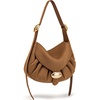 image:imageJW PEI Womens Avery Faux Suede Draped Hobo BagCamel