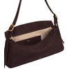 image:imageJW PEI Womens Elowen Faux Suede EastWest Shoulder BagDark Brown
