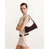 image:imageJW PEI Womens Elowen Faux Suede EastWest Shoulder BagDark Brown