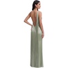 image:imageJW PEI Womens Fringe One Shoulder Maxi DressSage Green