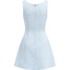image:imageJW PEI Womens Lily Floral Print Sleeveless ALine Mini DressLight Blue