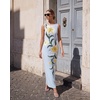 image:imageJW PEI Womens Lily Floral Print Sleeveless Column Maxi DressLight Blue