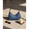 image:imageJW PEI Womens Lorena Woven Shoulder BagDark Blue