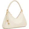 image:imageJW PEI Womens Lorena Woven Shoulder BagIvory
