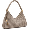 image:imageJW PEI Womens Lorena Woven Shoulder BagStone Taupe