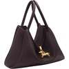 image:imageJW PEI Womens Maelle Dachshund Charm Double Handle BagDark Brown