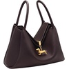 image:imageJW PEI Womens Maelle Dachshund Charm Double Handle BagDark Brown