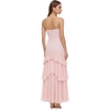 image:imageJW PEI Womens Orchid Embroidered Ruffled OneShoulder Maxi DressBlush Pink