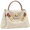 image:imageJW PEI Womens Rhea Small Pebbled Double Buckle Shoulder BagBrown Canvas