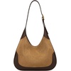image:imageJW PEI Womens Willow Faux Suede Trim Hobo BagBrown