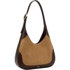 image:imageJW PEI Womens Willow Faux Suede Trim Hobo BagBrown