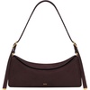 image:imageJW PEI Womens Elowen Faux Suede EastWest Shoulder BagDark Brown