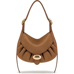 image:imageJW PEI Womens Avery Faux Suede Draped Hobo BagCamel