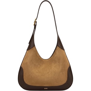 image:imageJW PEI Womens Willow Faux Suede Trim Hobo BagBrown